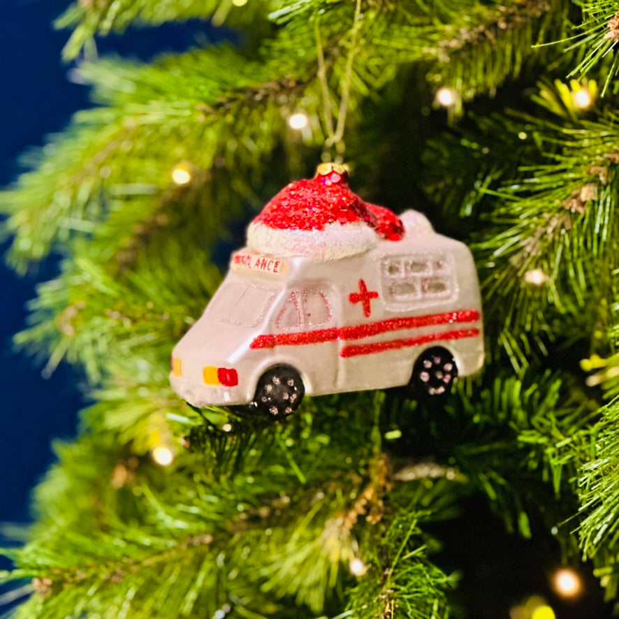 Ambulance kerstbal