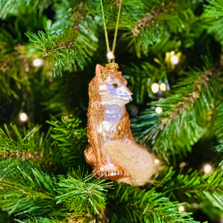 Kerstornament vos