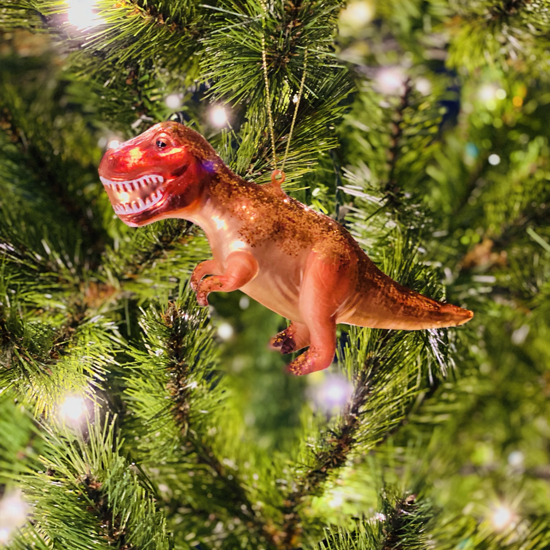 Kerstbal Dino T-rex