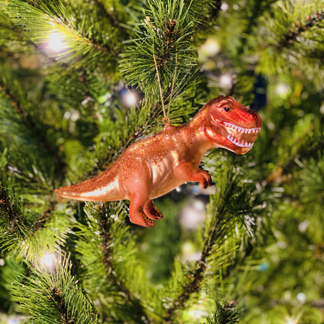 Kerstbal Dino T-rex