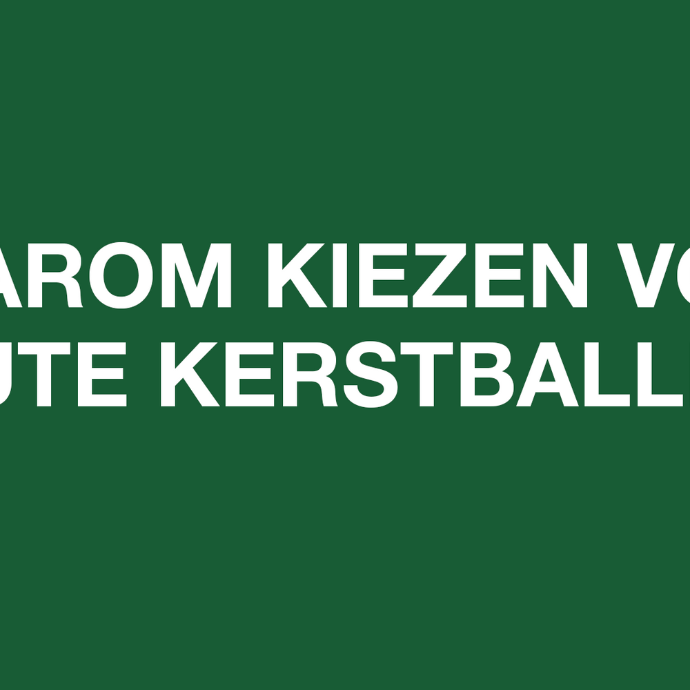 Waarom kiezen voor Foute Kerstballen?