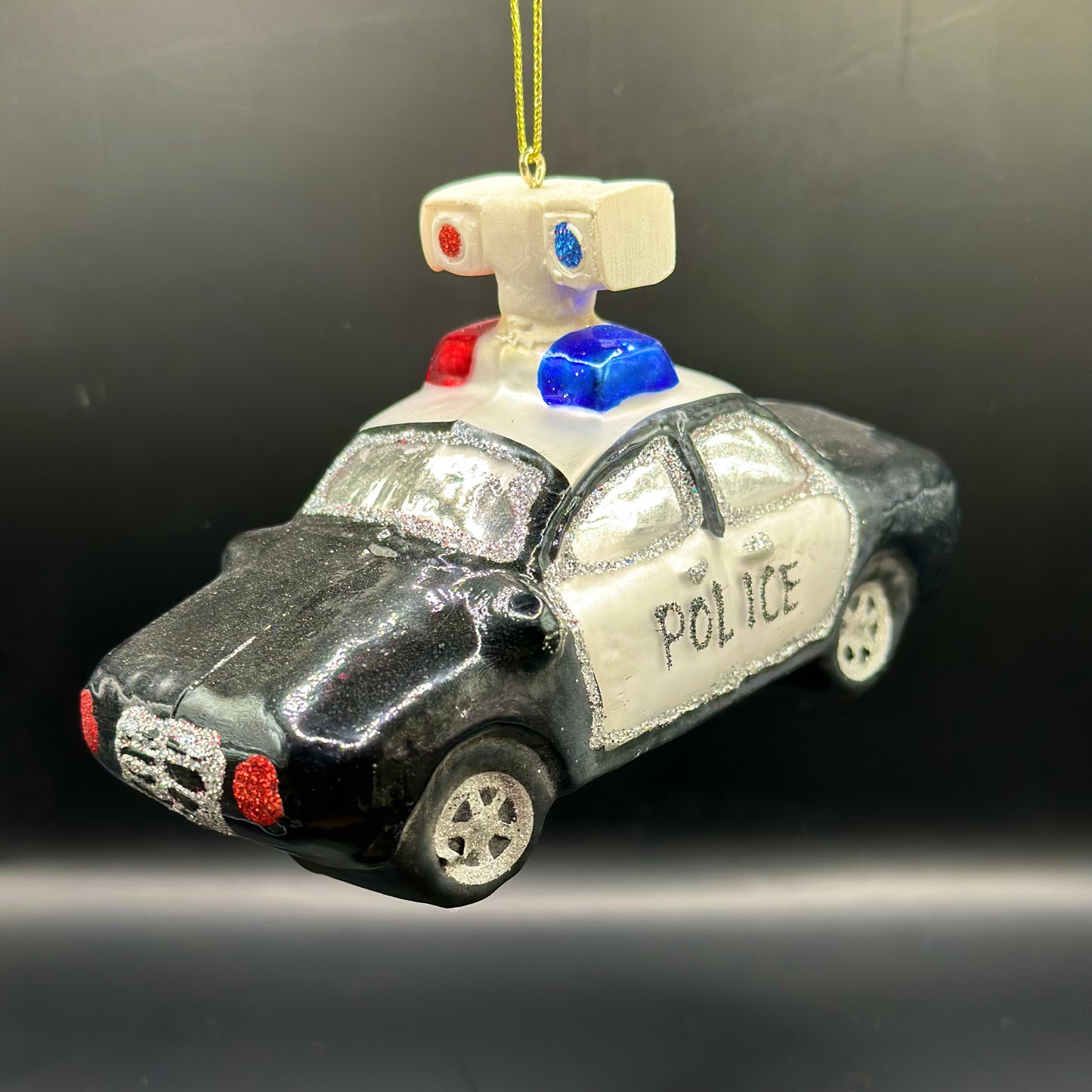 Kerstbal Politie auto
