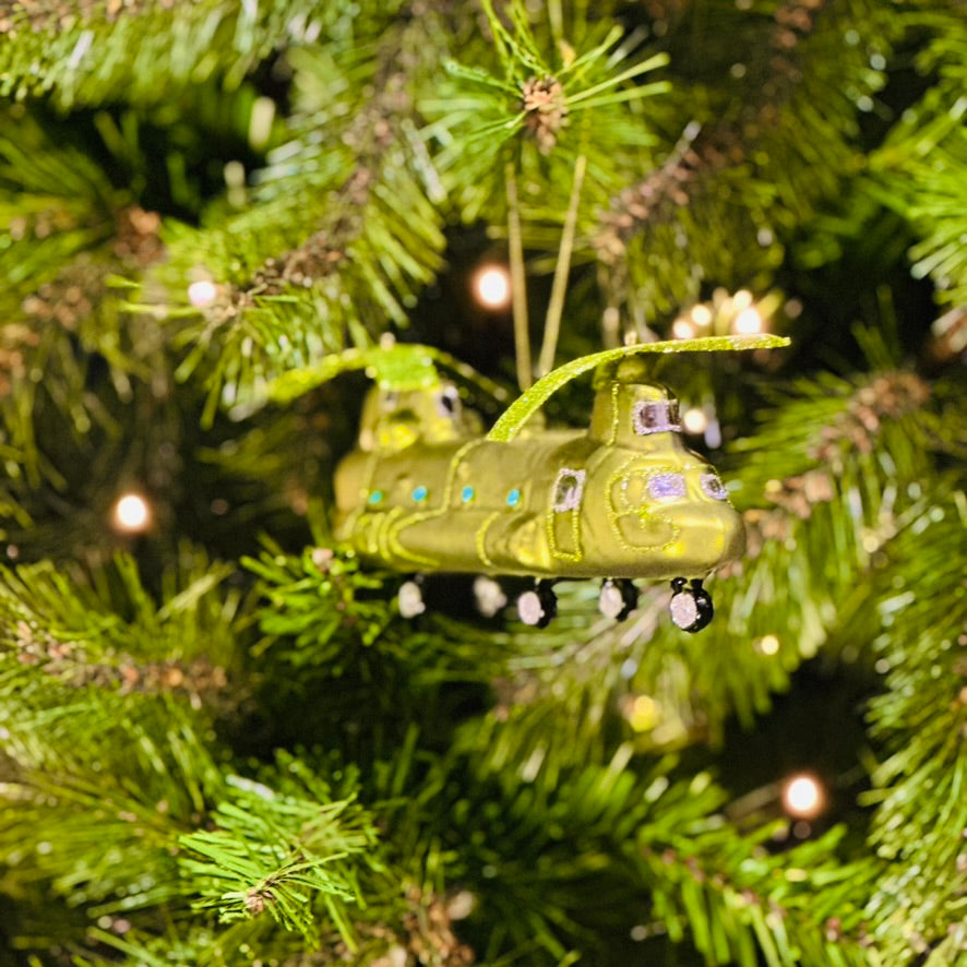 
                      
                        Chinook helicopter Kerstornament
                      
                    