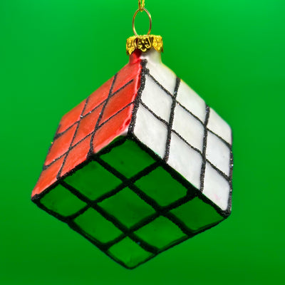 Kerstbal Rubix kubus
