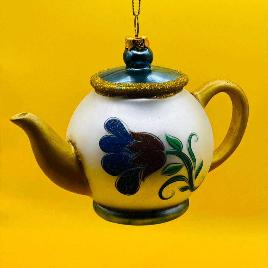 Kerstbal Theepot