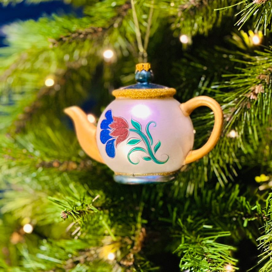 Theepot kerstbal