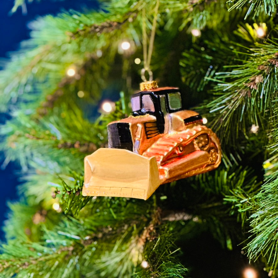 bulldozer Kerstbal