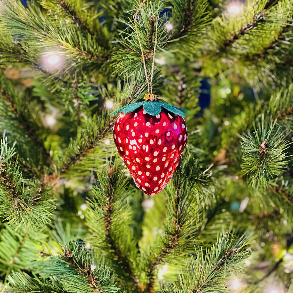 Kerstbal Aardbei