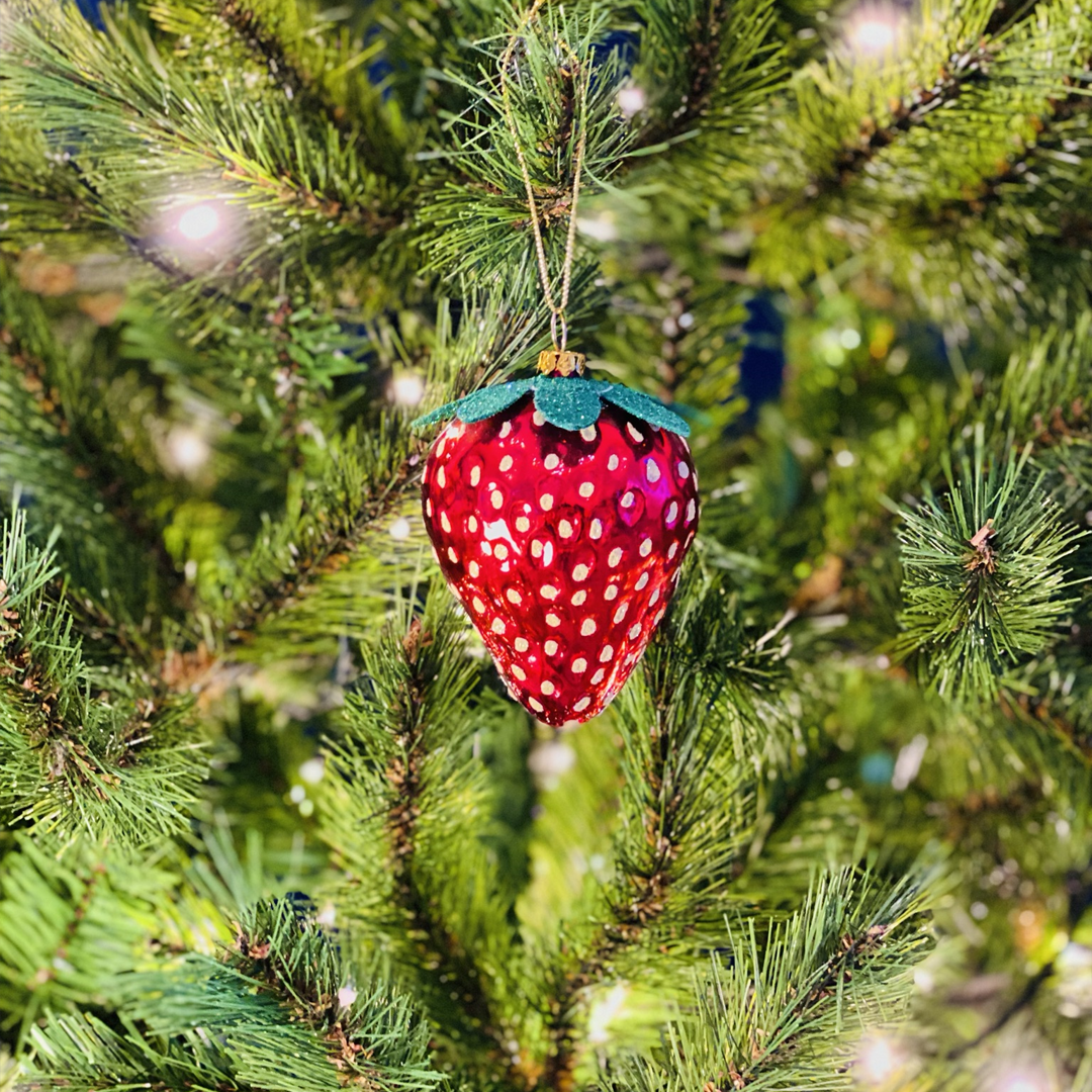 Kerstbal Aardbei