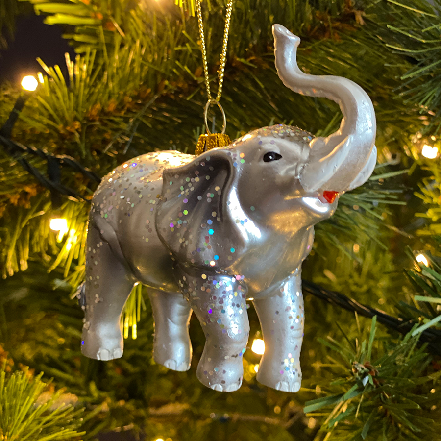 Kerstbal Olifant