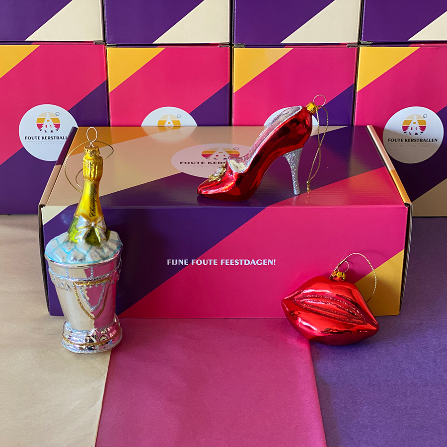 Kerstballen Cadeauset Girls' Night Out