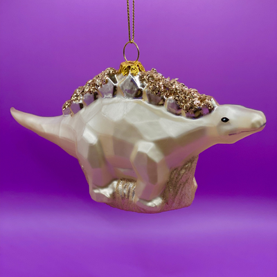 Kerstbal Dino Stegosaurus