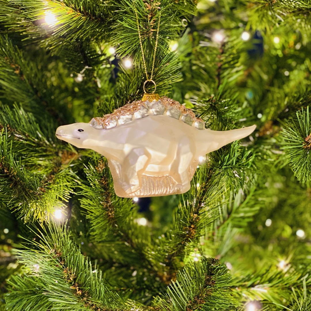 Kerstbal Dino Stegosaurus